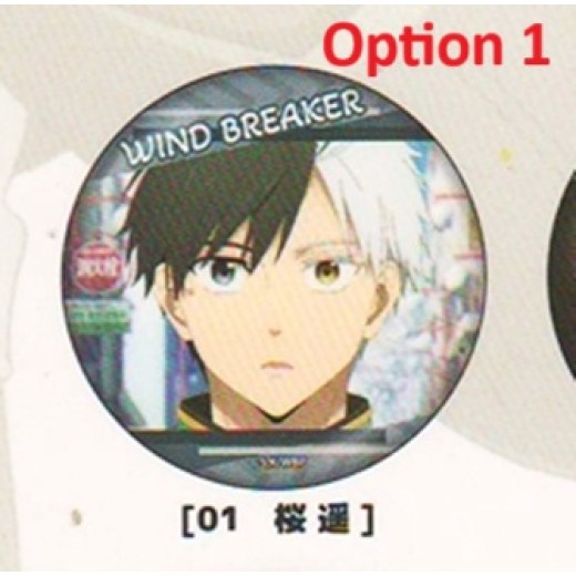 [Sell In Single] Nic WIND BREAKER Scene Cutout Can Badge