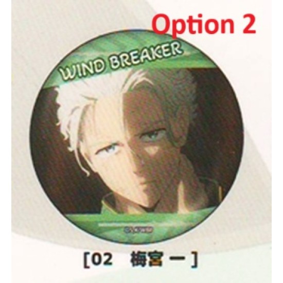 [Sell In Single] Nic WIND BREAKER Scene Cutout Can Badge