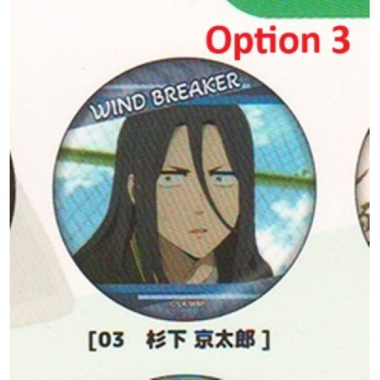 [Sell In Single] Nic WIND BREAKER Scene Cutout Can Badge