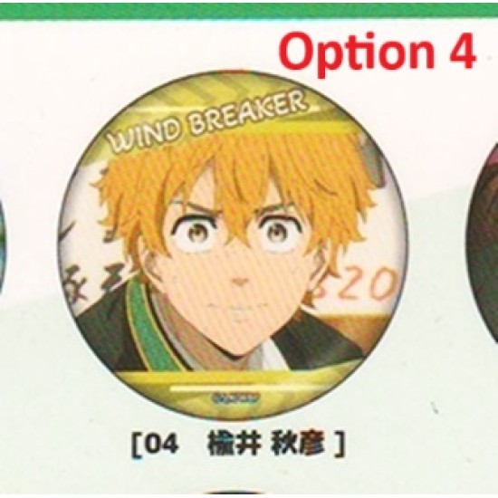[Sell In Single] Nic WIND BREAKER Scene Cutout Can Badge