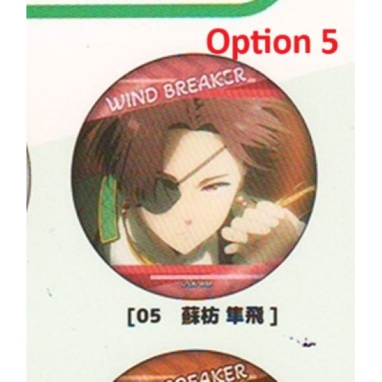 [Sell In Single] Nic WIND BREAKER Scene Cutout Can Badge