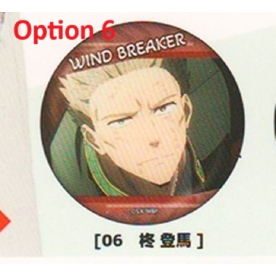 [Sell In Single] Nic WIND BREAKER Scene Cutout Can Badge
