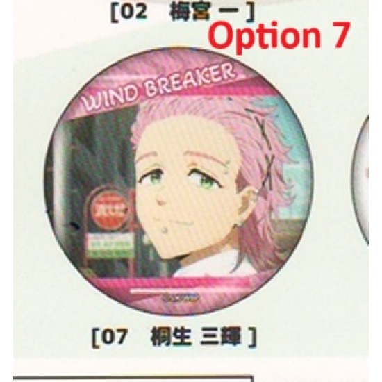 [Sell In Single] Nic WIND BREAKER Scene Cutout Can Badge