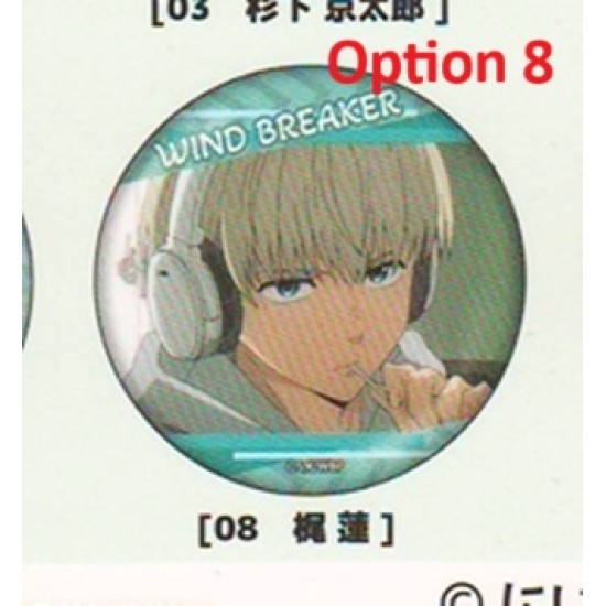 [Sell In Single] Nic WIND BREAKER Scene Cutout Can Badge
