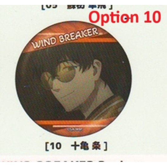 [Sell In Single] Nic WIND BREAKER Scene Cutout Can Badge