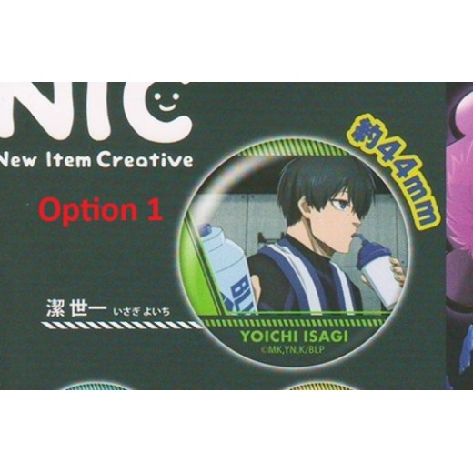 [Sell In Single] NIC Blue Rock scene cutout can badge