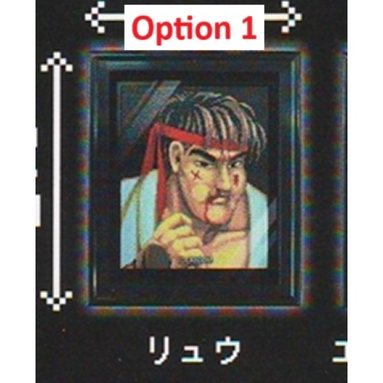 [Sell In Single] Proof Street Fighter II Loser Face Frame Magnet
