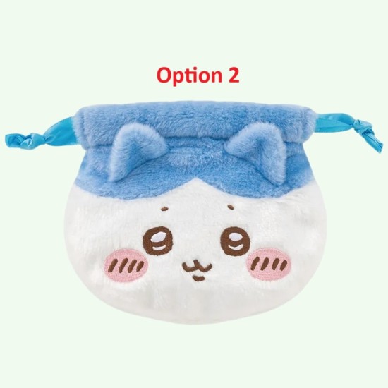 [Sell In Single] Parade Chiikawa Face Drawstring Bag 1