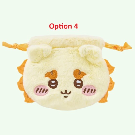 [Sell In Single] Parade Chiikawa Face Drawstring Bag 1