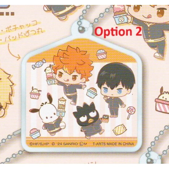 [Sell In Single] Takara Tomy Haikyu!! × Sanrio Characters Acrylic Keychain 2