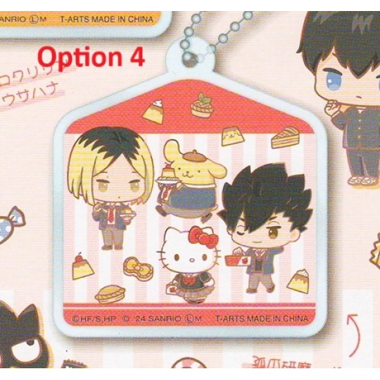 [Sell In Single] Takara Tomy Haikyu!! × Sanrio Characters Acrylic Keychain 2