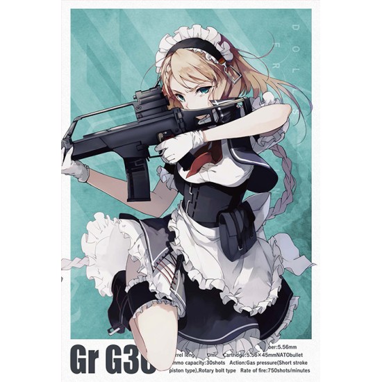 TomyTec 1/12 Military Series Little Armory LADF03 Dolls Front Line GrG36 type