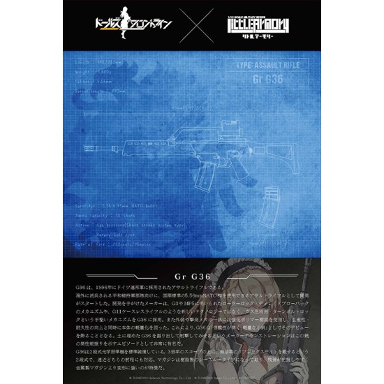 TomyTec 1/12 Military Series Little Armory LADF03 Dolls Front Line GrG36 type