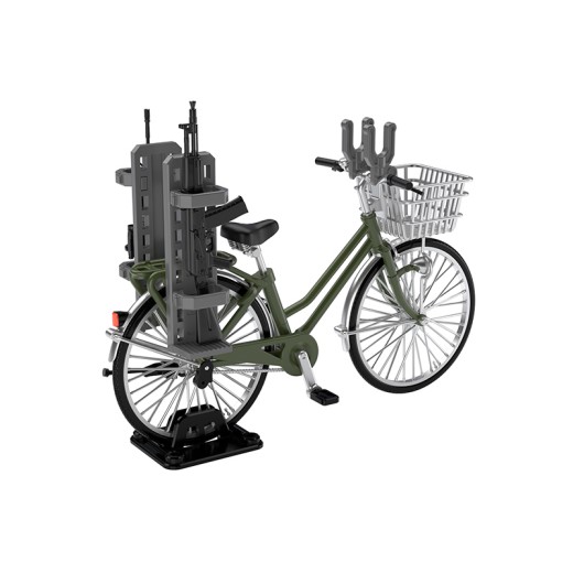 TomyTec 1/12 Military Series Little Armory LM007 School bicycle (for designated defense school) Olive drab