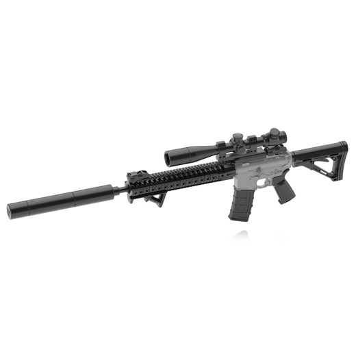 TomyTec 1/12 Military Series Little Armory LADF16 Doll's ST AR-15 Type