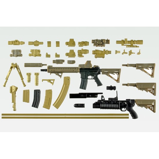 TomyTec 1/12 Military Series Little Armory LS05 M4A1 Asato Miyo Mission Pack TomyTec 1/12 Military Series Little Armory LS05 M4A1 Asato Miyo Mission Pack