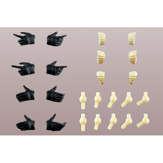TomyTec Little Armory LA-OP08 Sosai Shoujo Teien Tactical Gloves (Black) TomyTec Little Armory LA-OP08 Sosai Shoujo Teien Tactical Gloves (Black)
