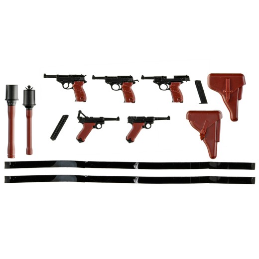 TomyTec 1/12 Military Series Little Armory LA097 Type P08 & 38
