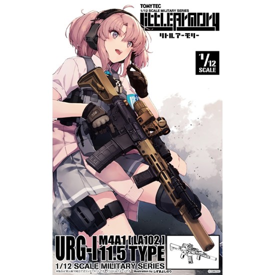 TomyTec 1/12 Military Series Little Armory LA102 M4A1 URG-I 11.5 Type