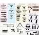 TomyTec 1/12 Military Series Little Armory LD048 Guns Accessory B