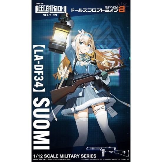 TomyTec 1/12 Military Series Little Armory LADF34 Dolls' Front Line 2 Suomi