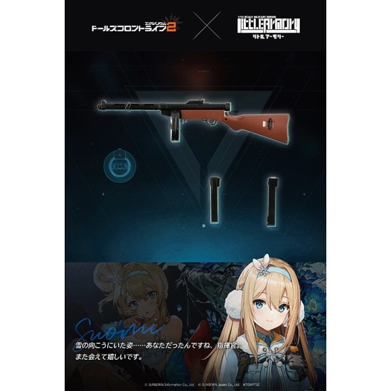 TomyTec 1/12 Military Series Little Armory LADF34 Dolls' Front Line 2 Suomi