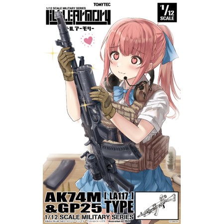 TomyTec 1/12 Military Series Little Armory LA117 AK74M&GP25 Type