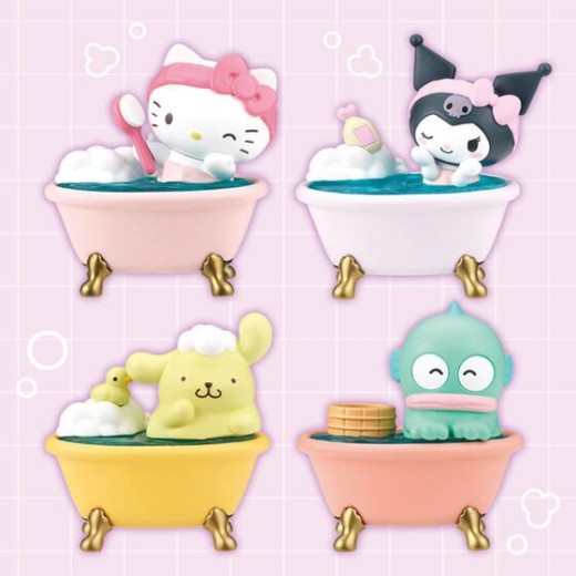 Bandai Furotomo Warm Bath Time Sanrio Characters
