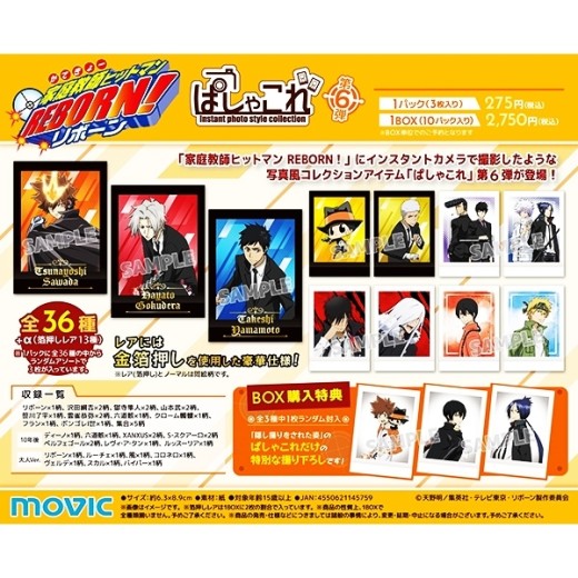 (Opened Unit) Movic Katekyo Hitman REBORN! Pasha Colle Vol.6
