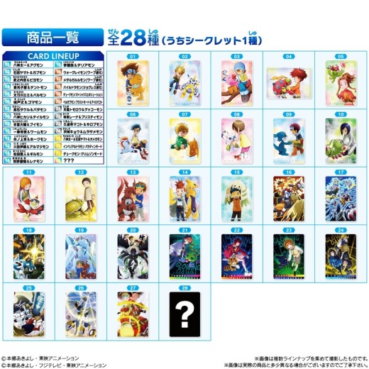 Bandai Digimon Visual Art Collection Card Wafers