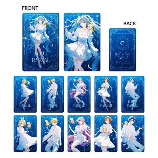 Caravan Hatsune Miku x "Rascal the Raccoon" 2025 Kirakira Card Collection