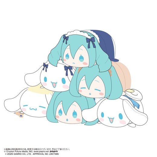 Max Limited MC-19 Hatsune Miku x Cinnamoroll Potekoro Mascot 3