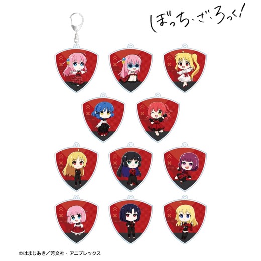 Armabianca Bocchi the Rock! Trading Chibi Character Red Dress ver. Acrylic Keychain