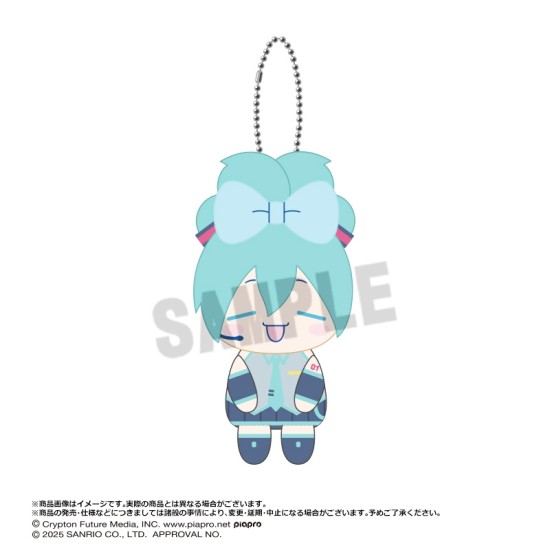 ANICRAFT Hatsune Miku x Cinnamoroll Osuwari Club Plush Mascot