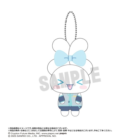 ANICRAFT Hatsune Miku x Cinnamoroll Osuwari Club Plush Mascot