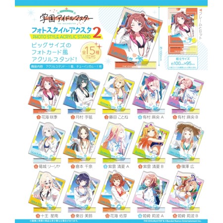 F-Toys Gakuen Idolmaster Photo Style Acrylic Stand 2
