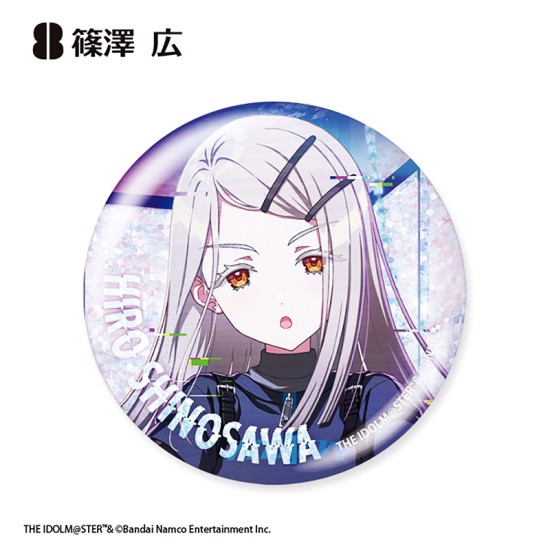 F-Toys Gakuen Idolmaster Glitter Can Badge Howling over the World Ver.
