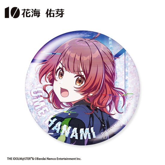 F-Toys Gakuen Idolmaster Glitter Can Badge Howling over the World Ver.