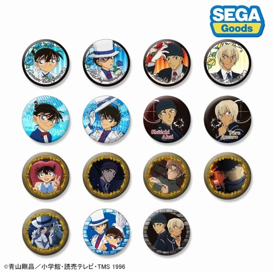 Sega Detective Conan Can Badge vol.1