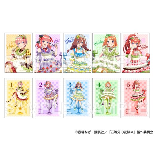 TEAM Entertainment The Quintessential Quintuplets Specials Trading Bromide Parfait Dress Ver.
