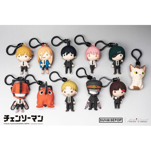 SUNRISEPOP Chainsaw Man Series 1 3D Foam Bag Clip