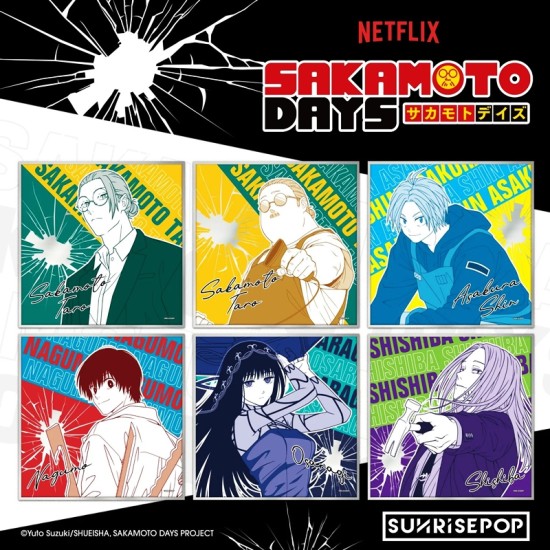 SUNRISEPOP Sakamoto Days Coloured Paper