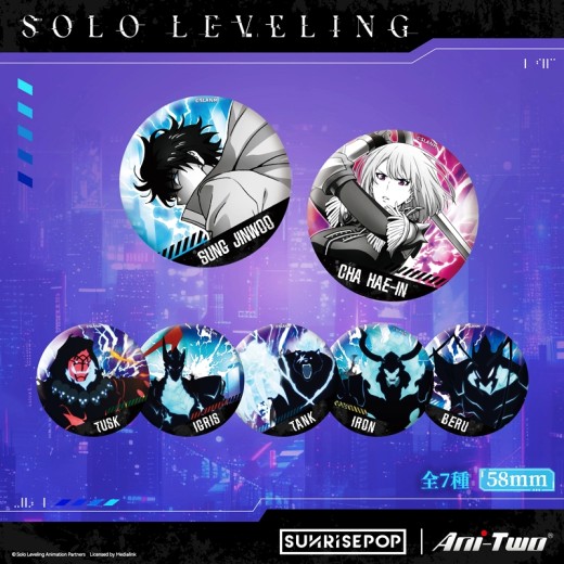 SUNRISEPOP Solo Leveling Badge Set