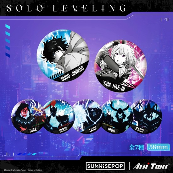 SUNRISEPOP Solo Leveling Badge Set