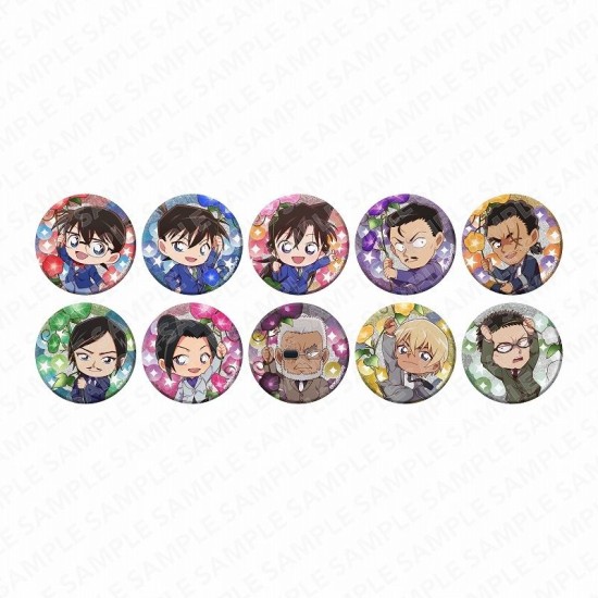 Kadokawa Detective Conan Sparkling Can Badge Collection Ivy ver.