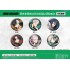 Ensky Wind Breaker Lame Kira Can Badge Collection