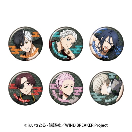 Ensky Wind Breaker Lame Kira Can Badge Collection