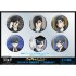 Ensky TV anime Black Butler -Boarding School Arc- glitter Can badge collection