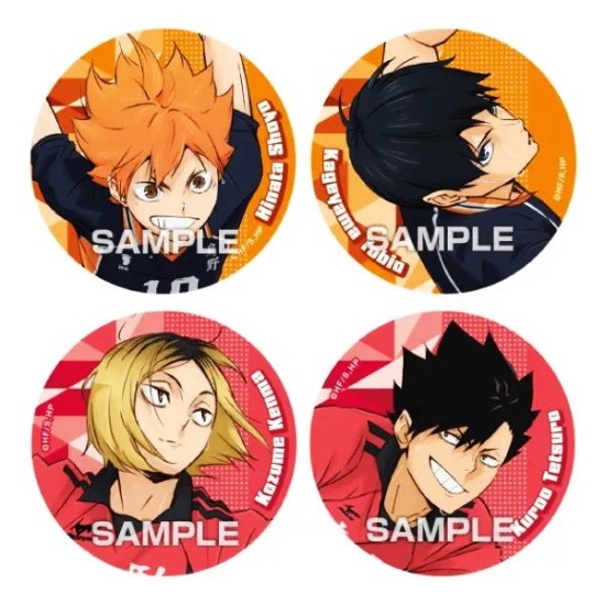 Ensky Haikyuu!! Can Badge Gum