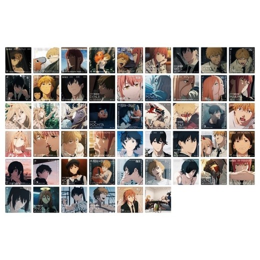 Ensky Chainsaw Man Square Clear Card 